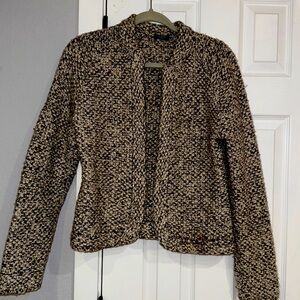 J.Crew tweed fringe jacket size S/M